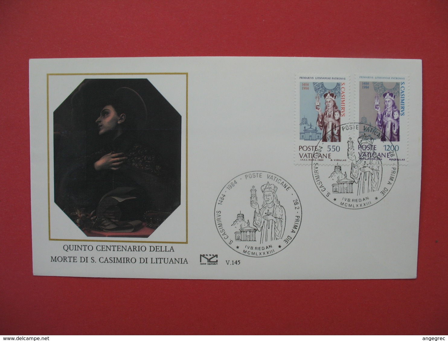 FDC  Italie  Citta' Del Vaticano   1984 - FDC