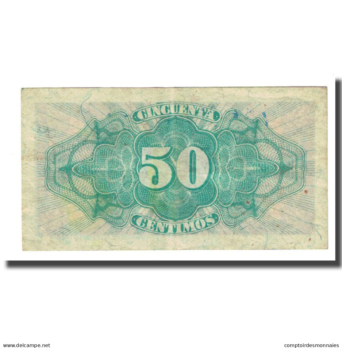 Billet, Espagne, 50 Centimos, 1937, KM:93, TTB - 1-2 Pesetas