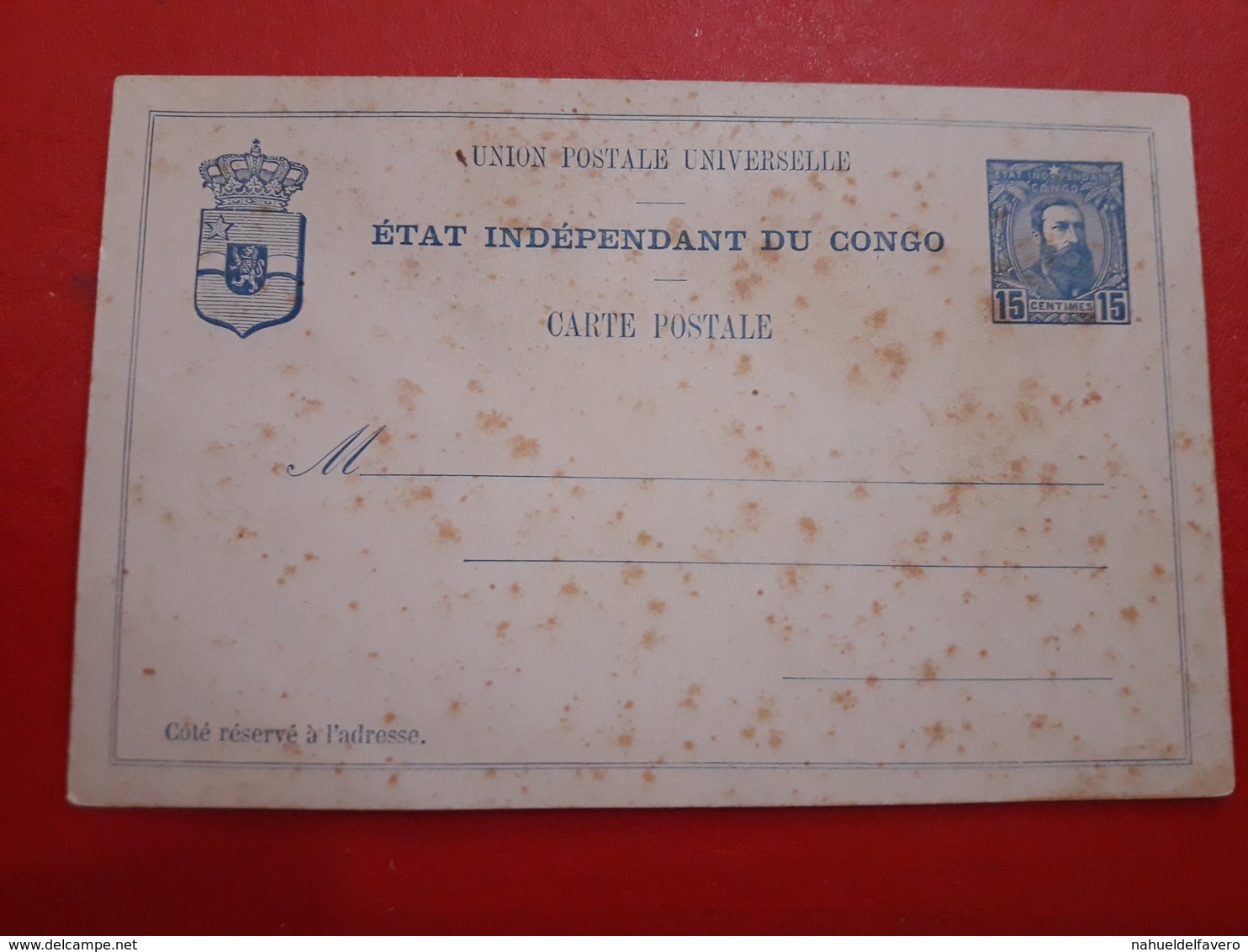 Une Lettre(carte) Postale été Indépendant Du Congo Sans User - Covers & Documents