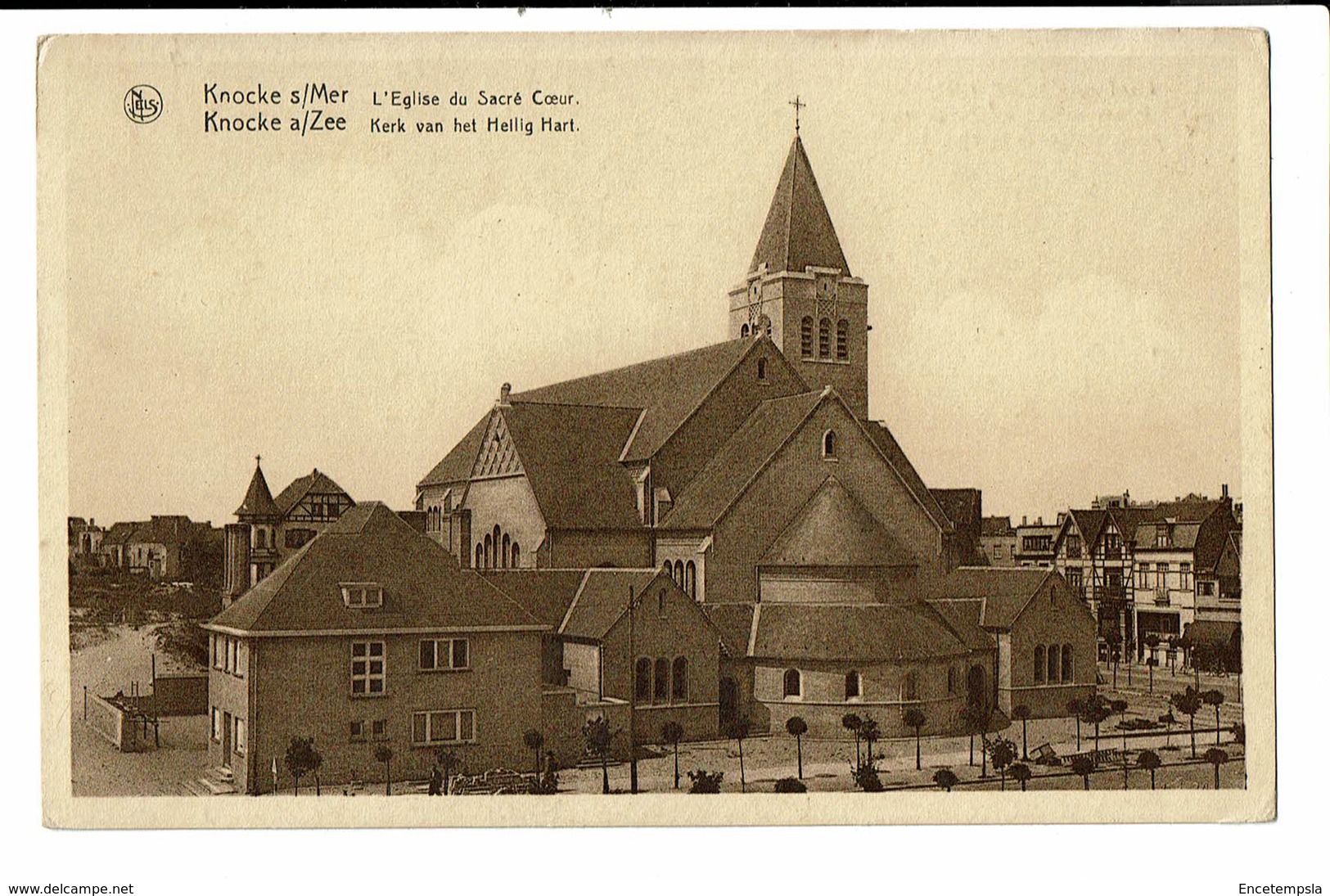 CPA - Carte Postale Belgique -Knocke - Eglise Du Sacré Cœur -  VM600 - Knokke