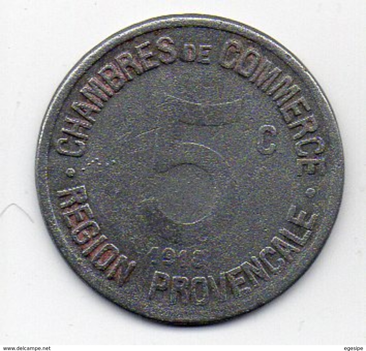 1918 Chambres De Commerce Provençales 5 Centimes - Monétaires / De Nécessité