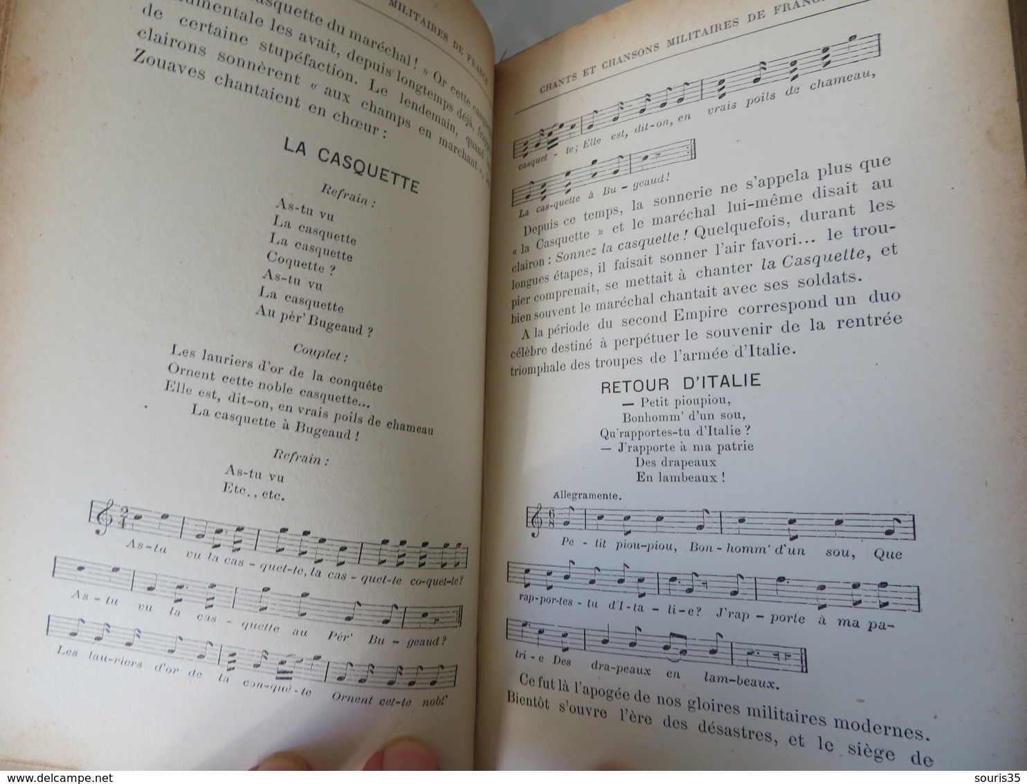 Chants & Chansons Militaires De La France  Major H De Sarrepont 1887 - Autres & Non Classés