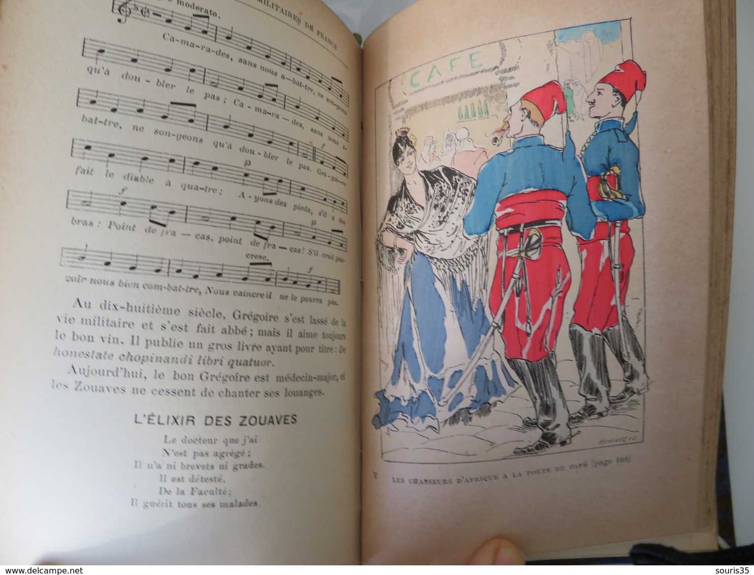 Chants & Chansons Militaires De La France  Major H De Sarrepont 1887 - Autres & Non Classés