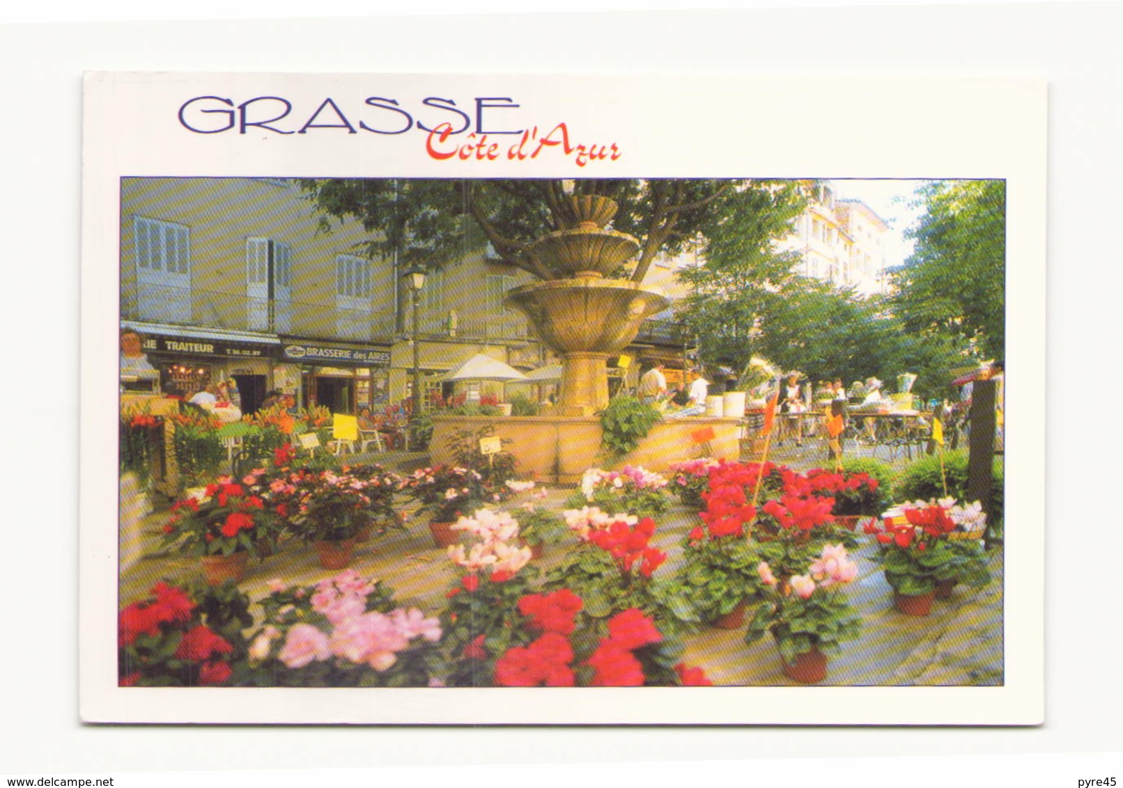 GRASSE LA FONTAINE DE LA PLACE AUX AIRES 06 - Grasse