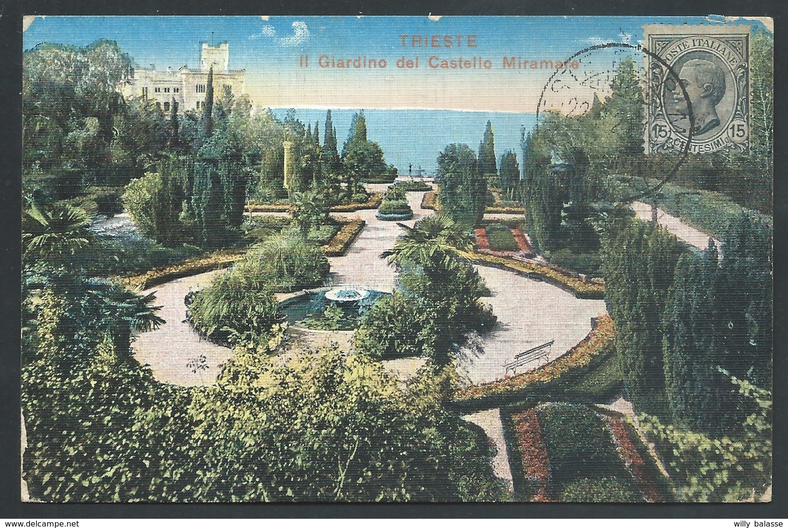 +++ CPA - Italie - TRIESTE - Giardino Del Castello Miramare   // - Trieste