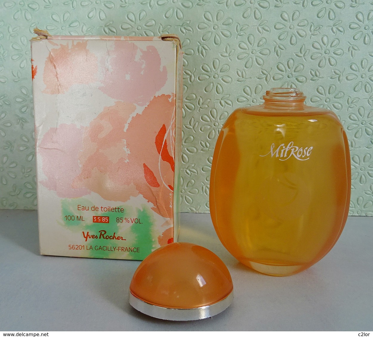 Ancien Flacon "MILROSE " D'Yves ROCHER Eau De Toilette 100ml Avec Sa Boite - Flacons (vides)