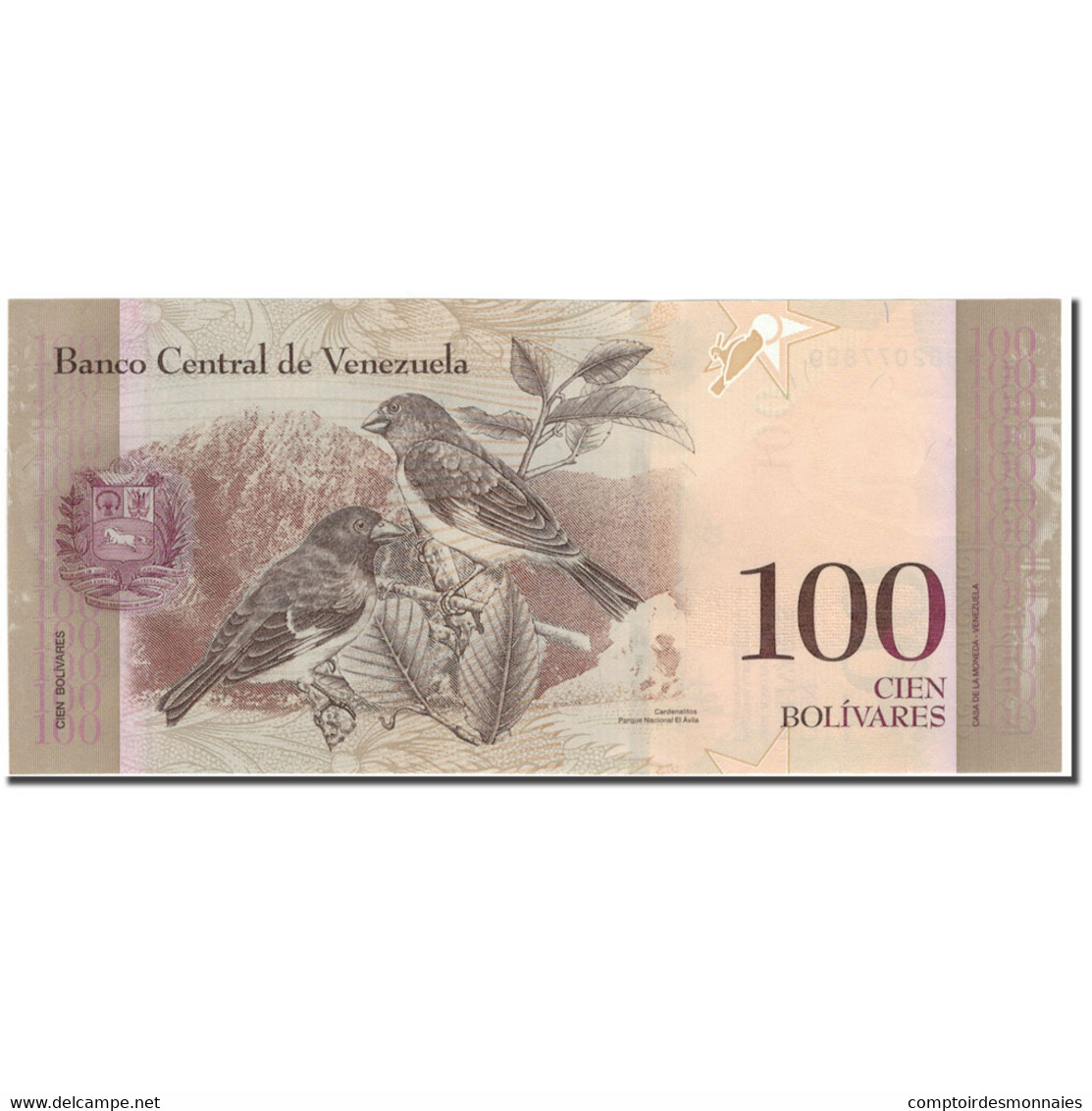 Billet, Venezuela, 100 Bolivares, 2015-06-23, KM:New, SPL - Venezuela