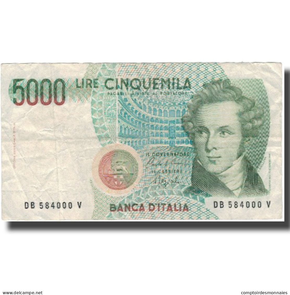 Billet, Italie, 5000 Lire, 1985-01-04, KM:111a, TB - 5000 Liras