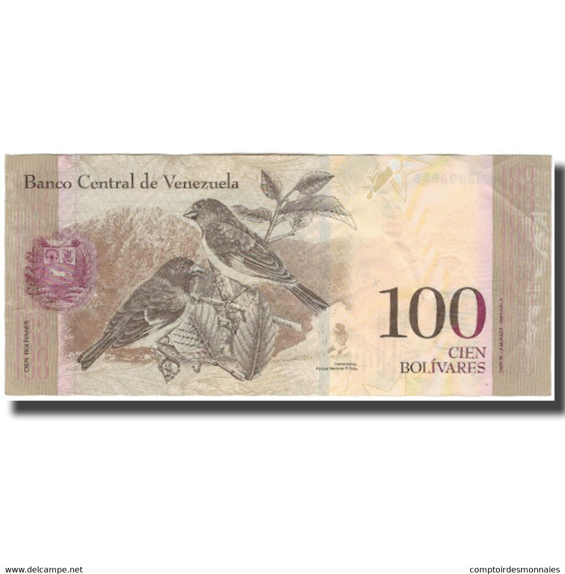 Billet, Venezuela, 100 Bolivares, 2013-10-29, KM:New, TTB+ - Venezuela