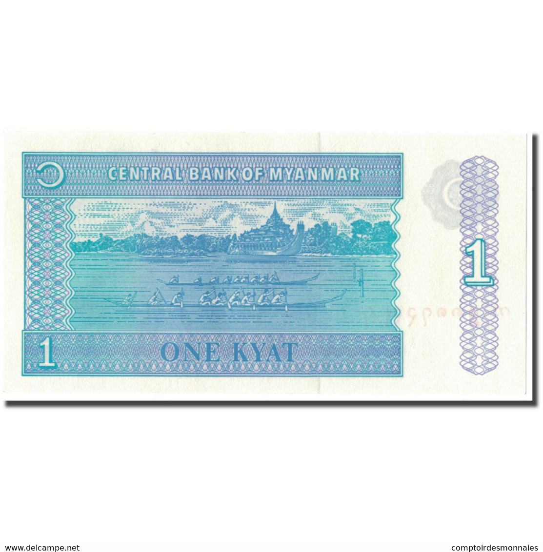 Billet, Myanmar, 1 Kyat, KM:69, NEUF - Myanmar