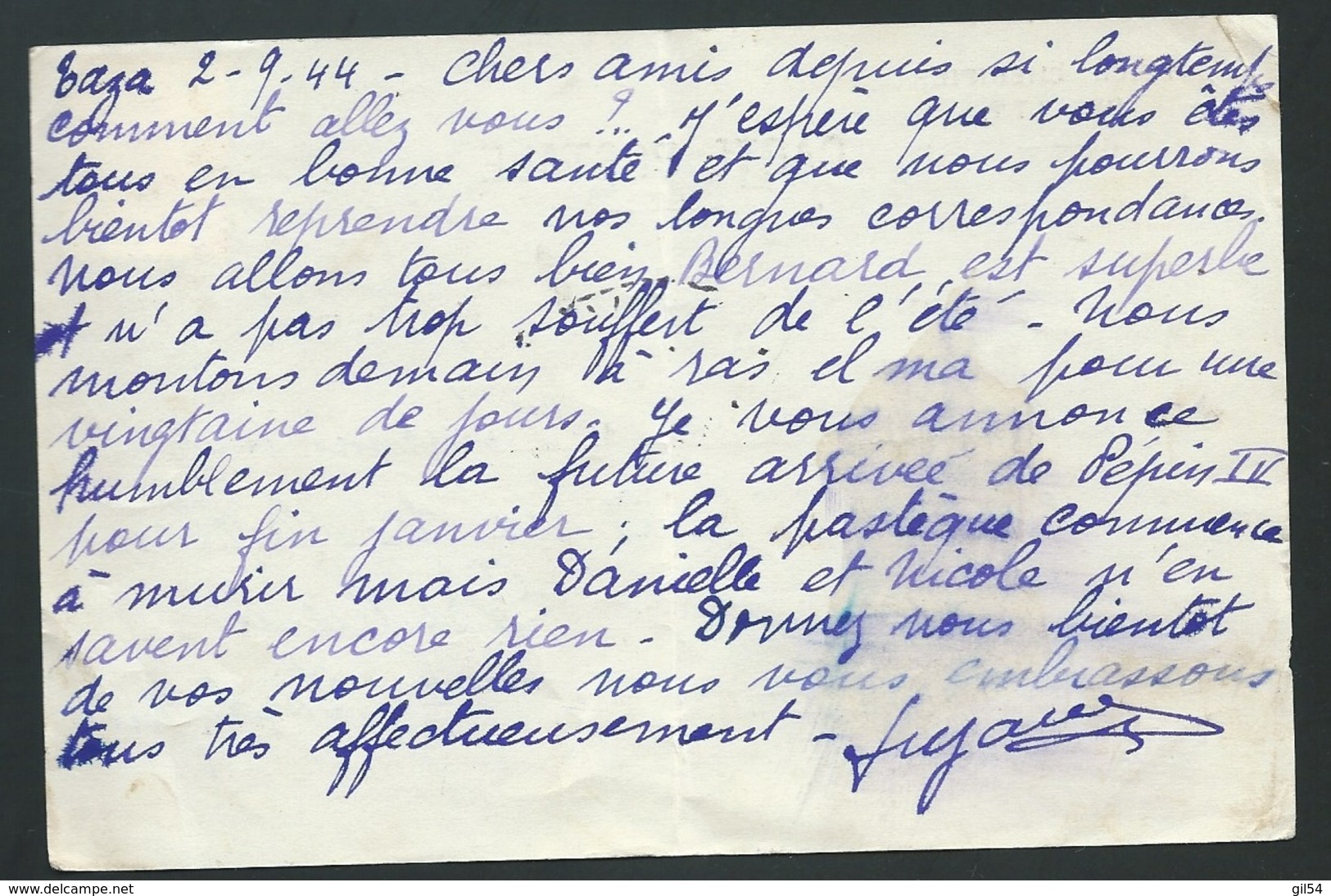 Carte Postale De Taza ( Maroc ) Pr Périgueux  Affranchie Par Yvert N° 212, Avec Marque De Censure En Sept 1944  Lx3403 - Briefe U. Dokumente