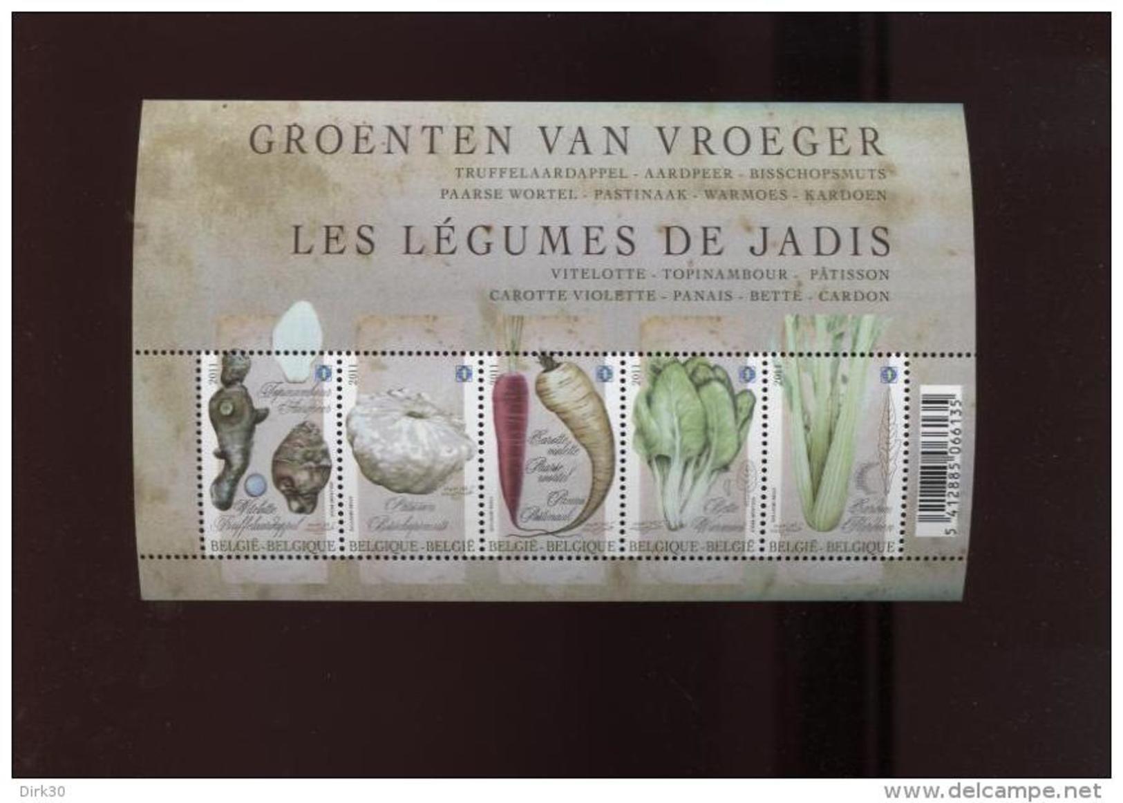 Belgie Blok Feuillet BL186 Vergeten Groenten Legumes Vegetables - 1961-2001