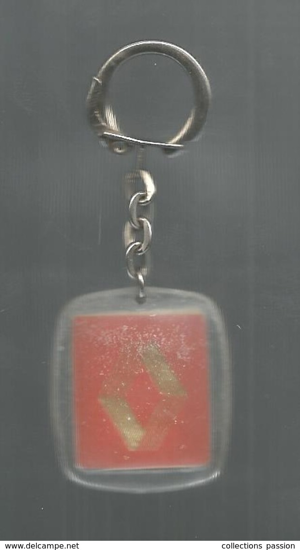 Porte Clefs , Clés , Automobile, Concessionnaire RENAULT , Robuchon ,86 ,Montmorillon,Vienne, 2 Scans ,frais 1.95 E - Porte-clefs