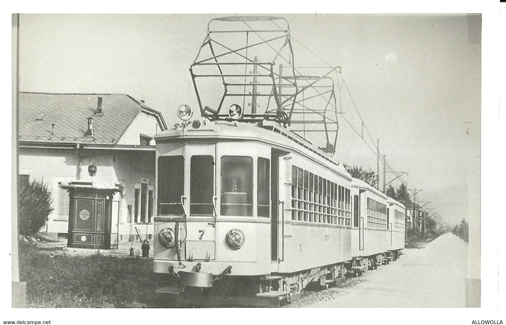 2621 " TRAM TORINO-PIANEZZA NEL 1930 " FOTOCART. POST. NON SPED. - Tram