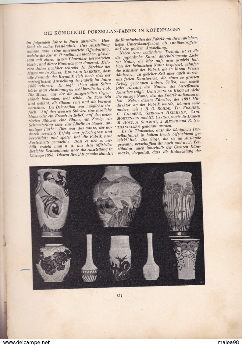 REVUE  " DEKORATIVE KUNST "   N° 4  Janvier 1898 ,,,,REVUE ALLEMANDE D' ART  NOUVEAU D' AVANT GARDE_ - Arte