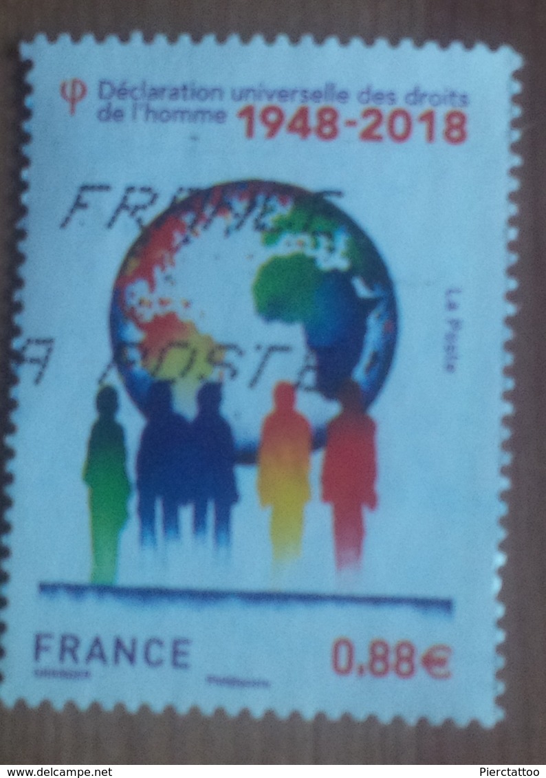 Déclaration Universelle Des Droits De L'homme - France - 2018 - Oblitérés