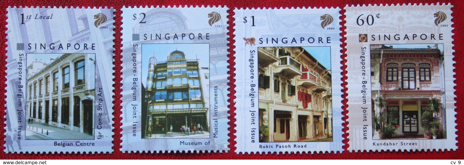 2005 Joint Issue With Belgium 2005 Mi 1508-1511 POSTFRIS / MNH ** SINGAPORE SINGAPUR - Singapur (1959-...)