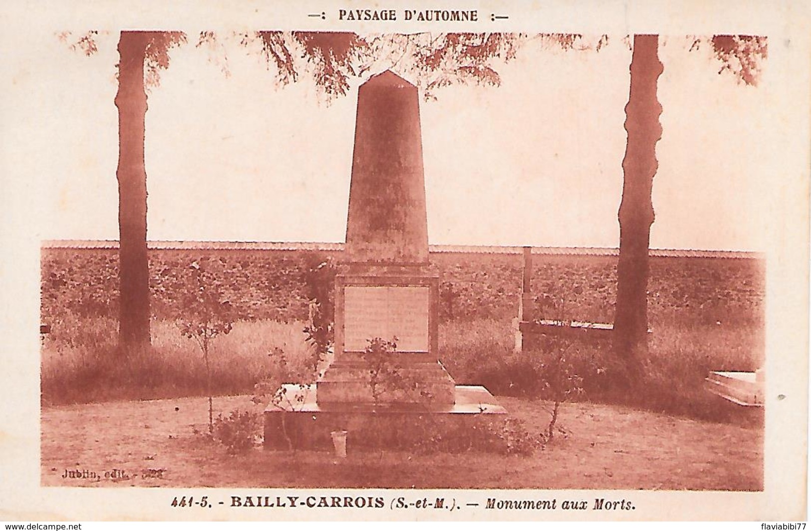 BAILLY-CARROIS - ( 77 ) - Monument Aux Morts - Baillycarrois