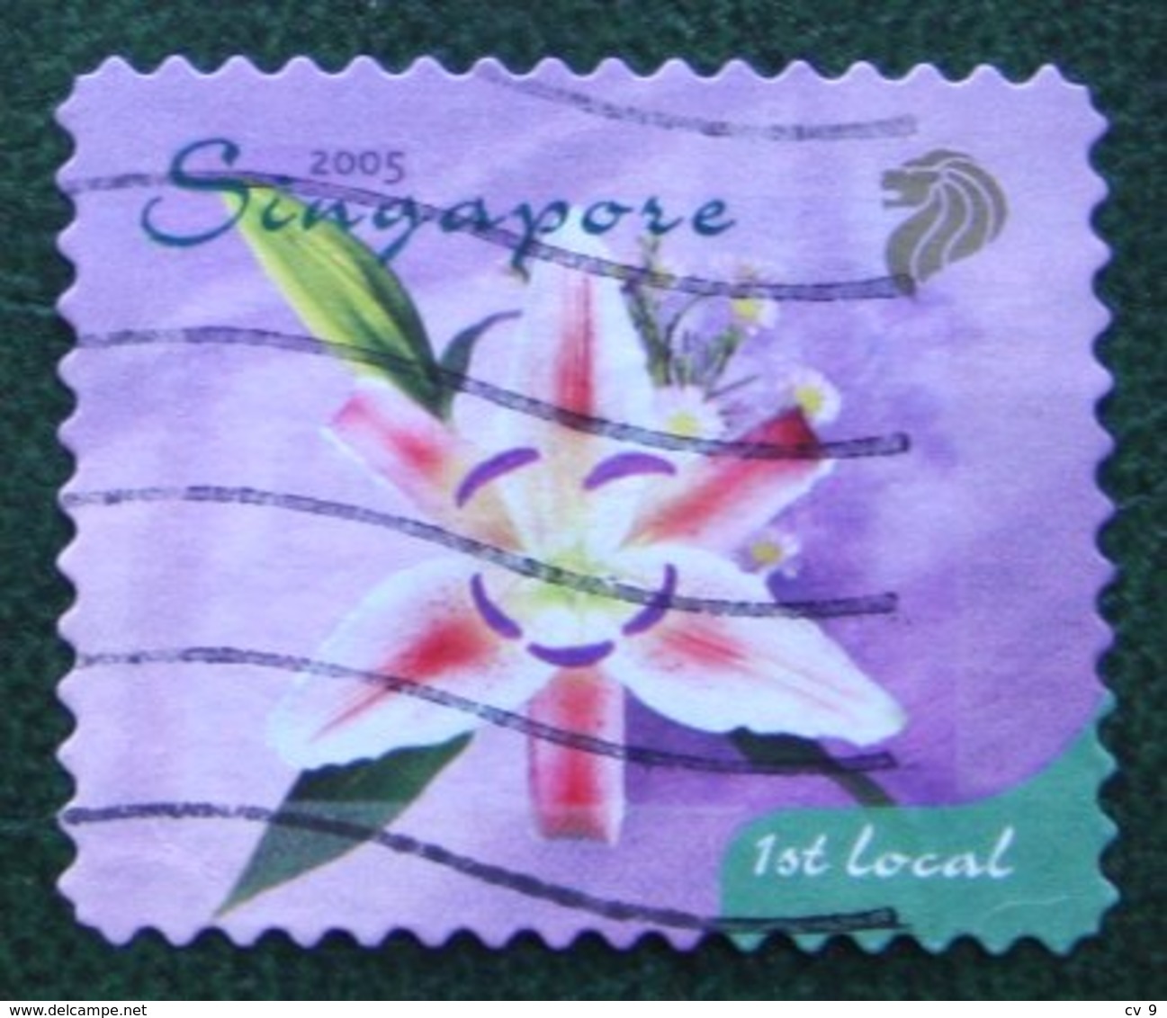 1st Local Greetings Flower Fleur Blumen 2005 Mi 1392 Used Gebruikt Oblitere SINGAPORE SINGAPUR - Singapur (1959-...)