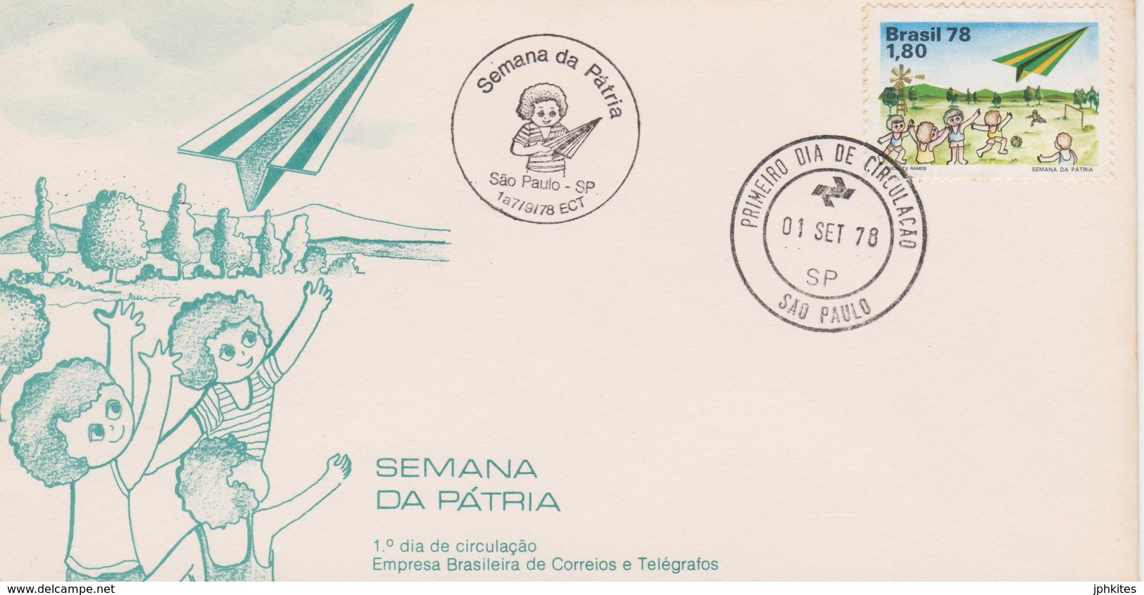 Brazilië 1978 FDC - Brieven En Documenten