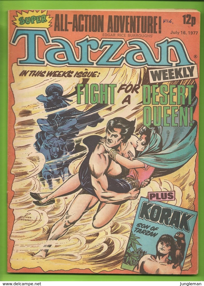 Tarzan Weekly # 6 - Published Byblos Productions Ltd. - In English - 1977 - BE - Altri Editori