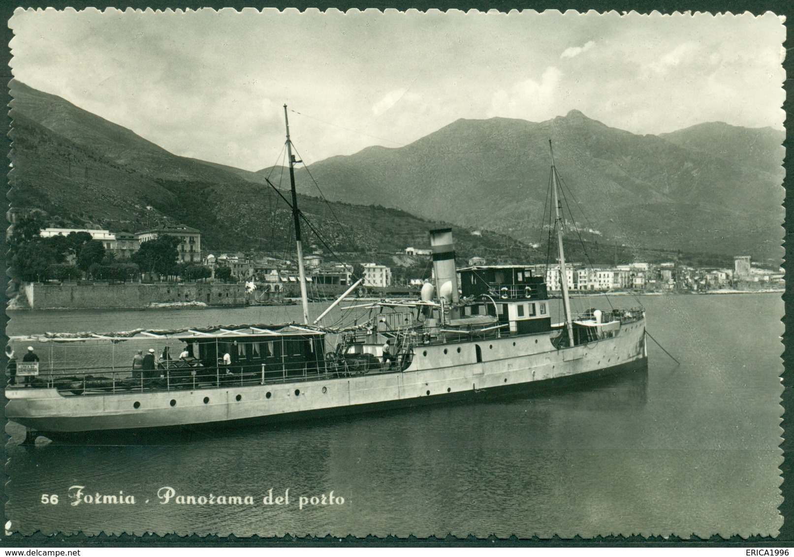 CARTOLINA - CV697 FORMIA (Latina LT) Panorama Del Porto, FG, Viaggiata 1953, Ottime Condizioni - Latina