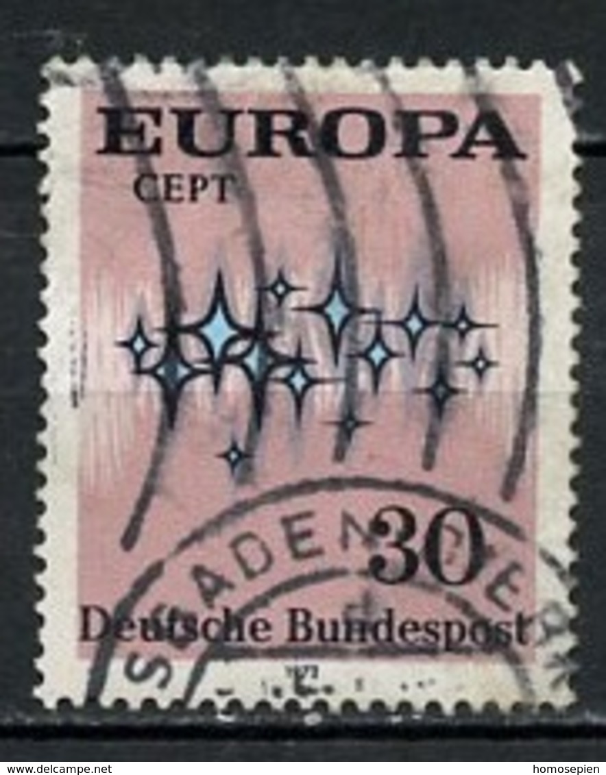 Europa CEPT 1972 Allemagne Fédérale - Germany - Deutschland Y&T N°568 - Michel N°717 (o) - 30p EUROPA - 1972