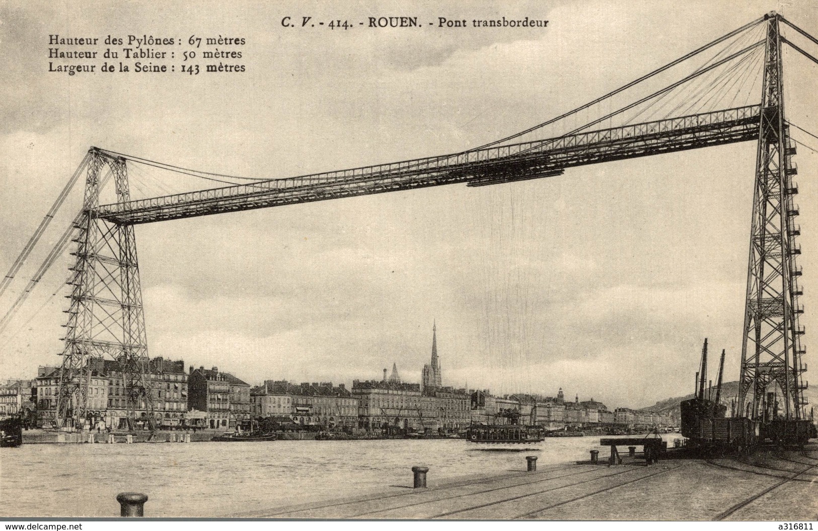 ROUEN  PONT TRANSBORDEUR - Rouen