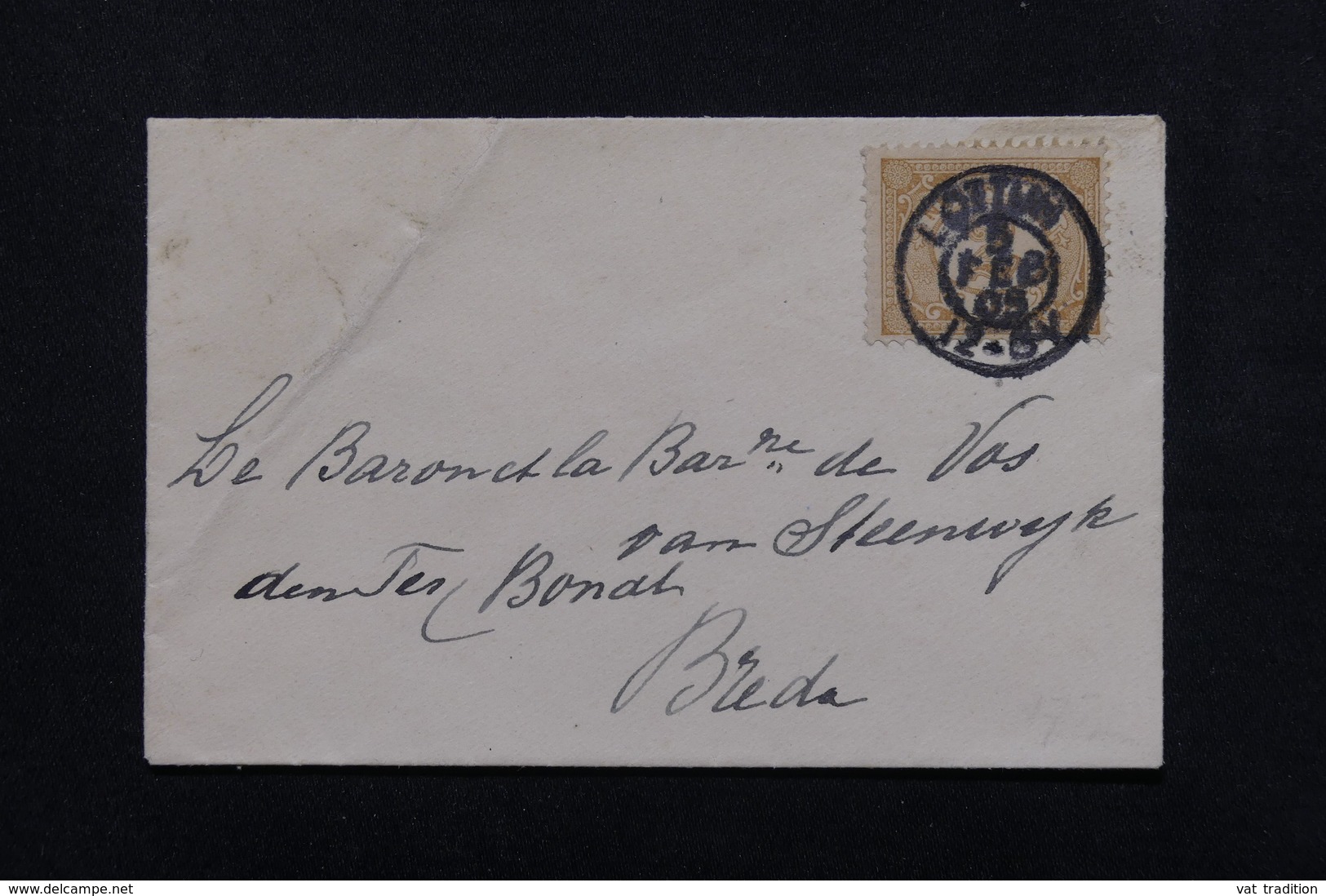 PAYS BAS - Enveloppe Pour Un Baron Et Baronne à Breda En 1903 - L 23039 - Lettres & Documents