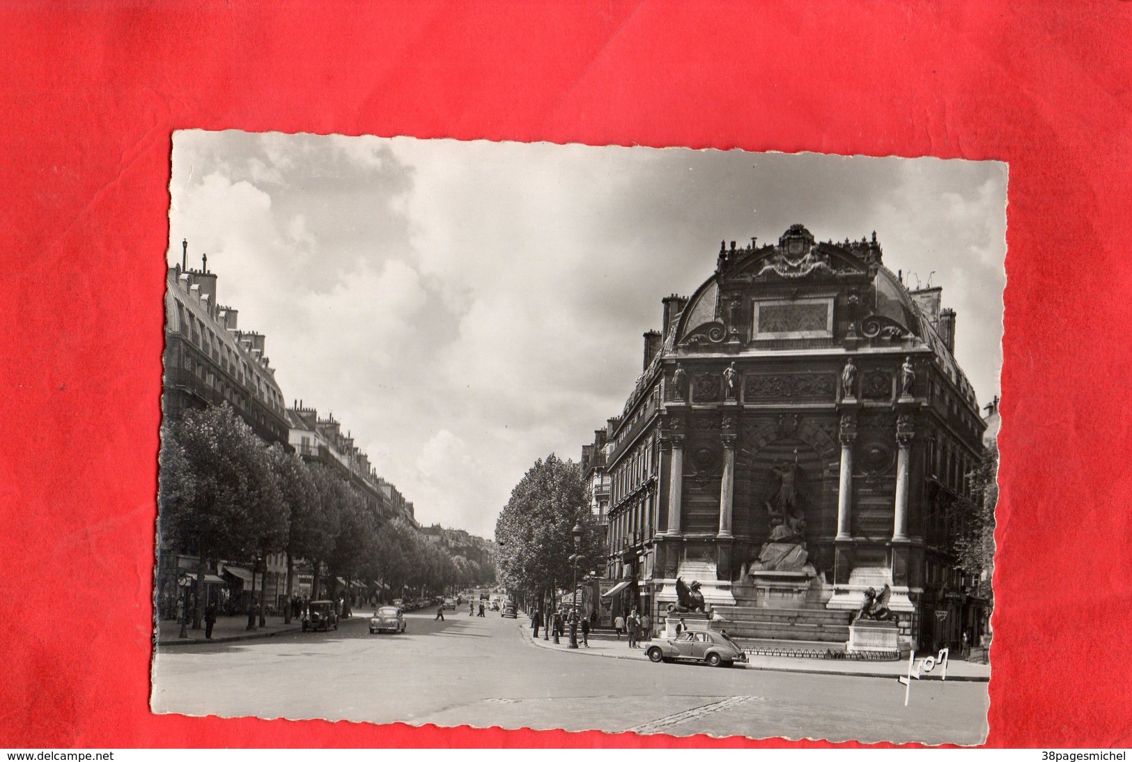 F1502 - PARIS - La Fontaine Et Le Boulevard Saint Michel - Sonstige & Ohne Zuordnung