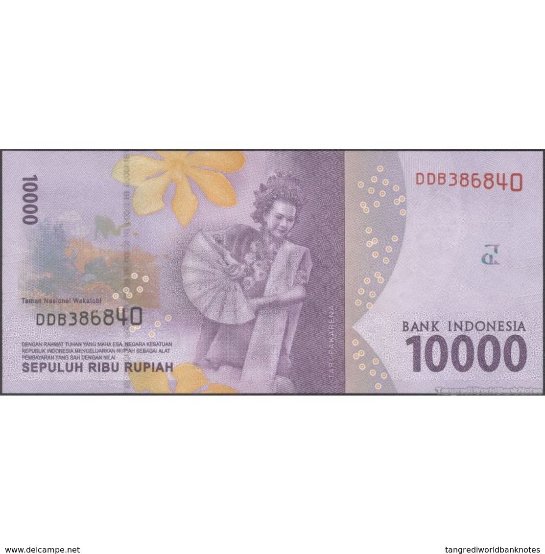 TWN - INDONESIA 157c - 10000 10.000 Rupiah 2016/2018 Various Prefixes UNC - Indonésie