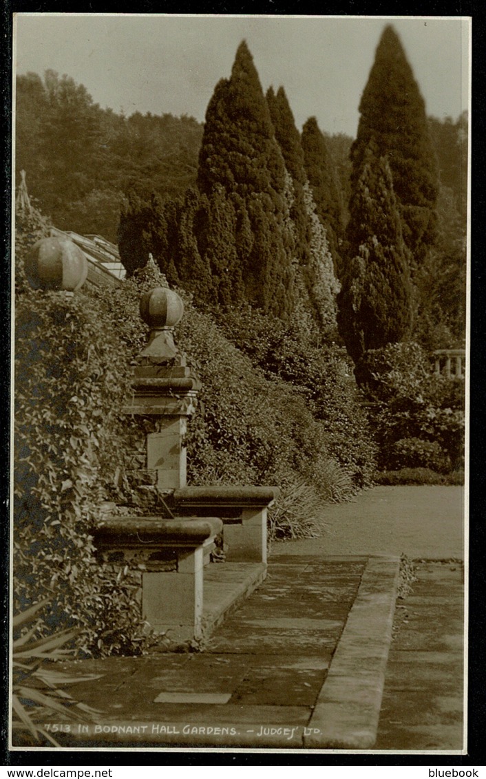 Ref 1272 - Judges Real Photo Postcard - In Bodnant Hall Gardens Conway - Caernarvonshire Wales - Caernarvonshire