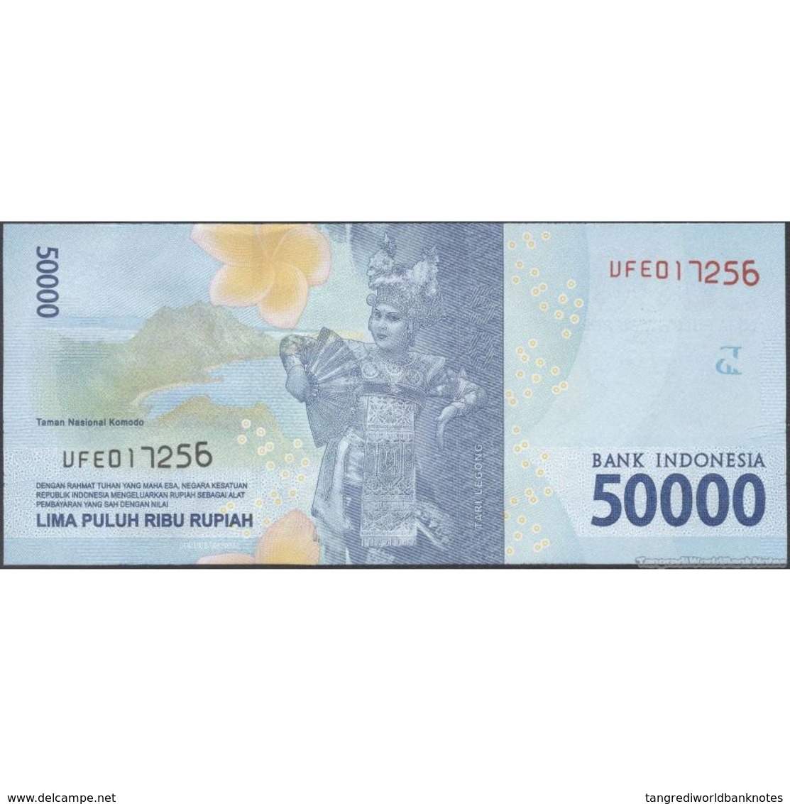 TWN - INDONESIA 159c - 50000 50.000 Rupiah 2016/2018 Various Prefixes UNC - Indonesia