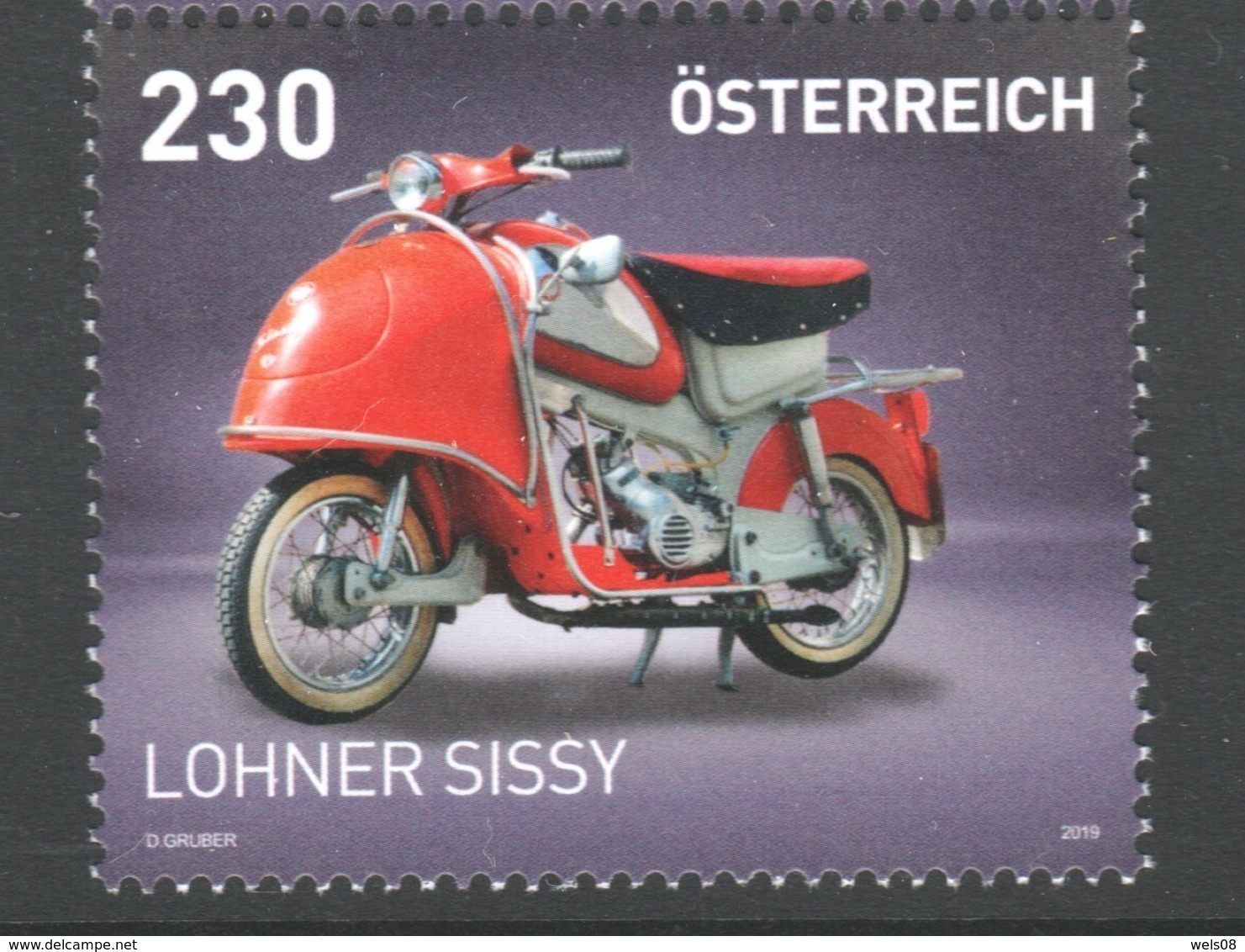 Österreich 2019: "Motorrad Lohner Sissy" Postfrisch - Ungebraucht