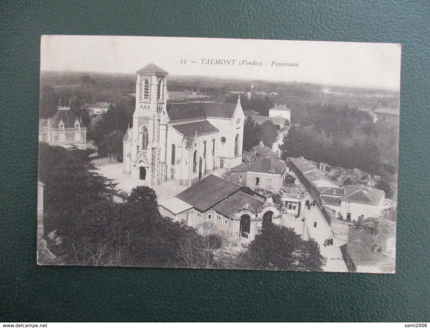 CPA 85 TALMONT PANORAMA EGLISE - Talmont Saint Hilaire
