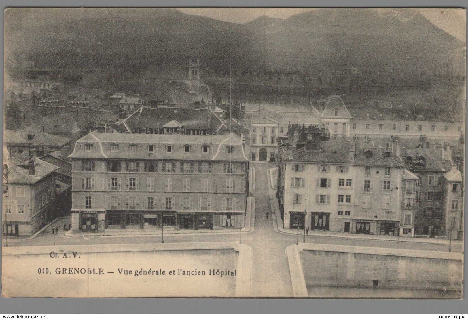 CPA 38 - Grenoble - Vue Générale Et Ancien Hôpital - Grenoble