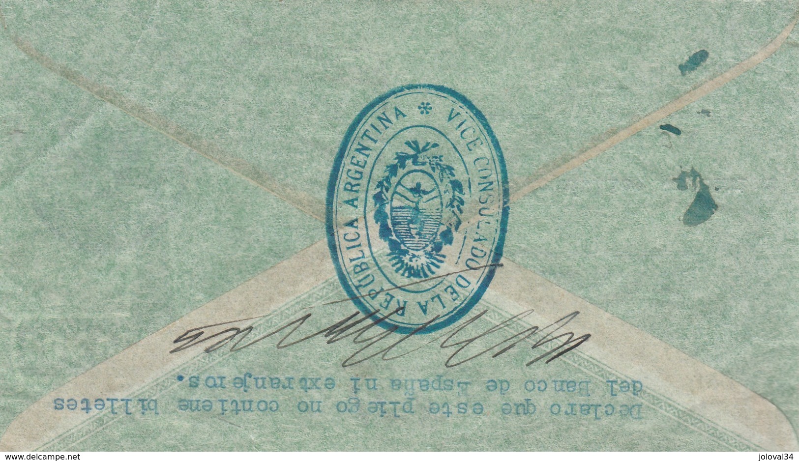 Espagne Lettre Certificado Correspondencia Official Consular Argentina ALICANTE 19/8/1938 Pour Toulouse France - Lettres & Documents