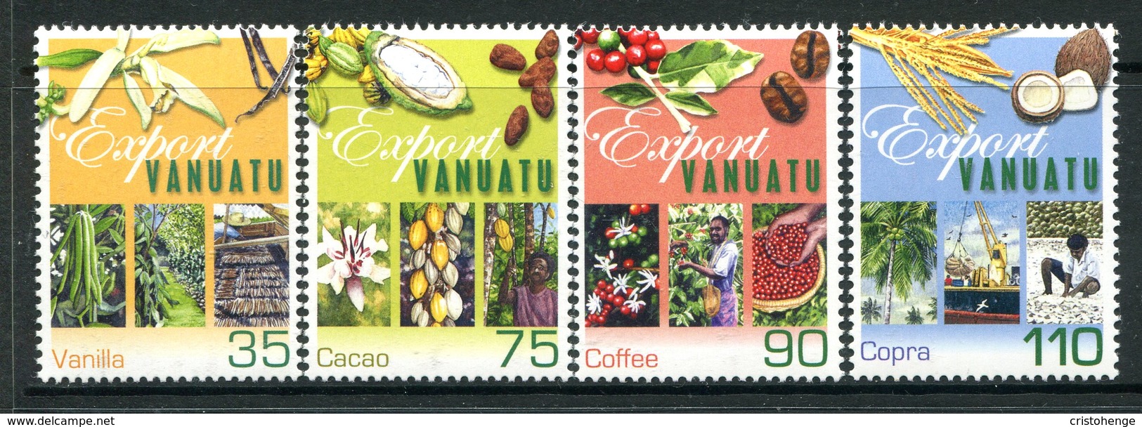 Vanuatu 2000 Food Exports Set MNH (SG 853-856) - Vanuatu (1980-...)