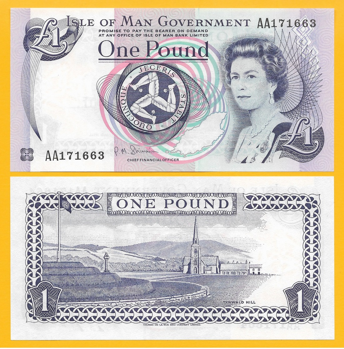 Isle Of Man 1 Pound P-40c 2009 UNC - Other & Unclassified