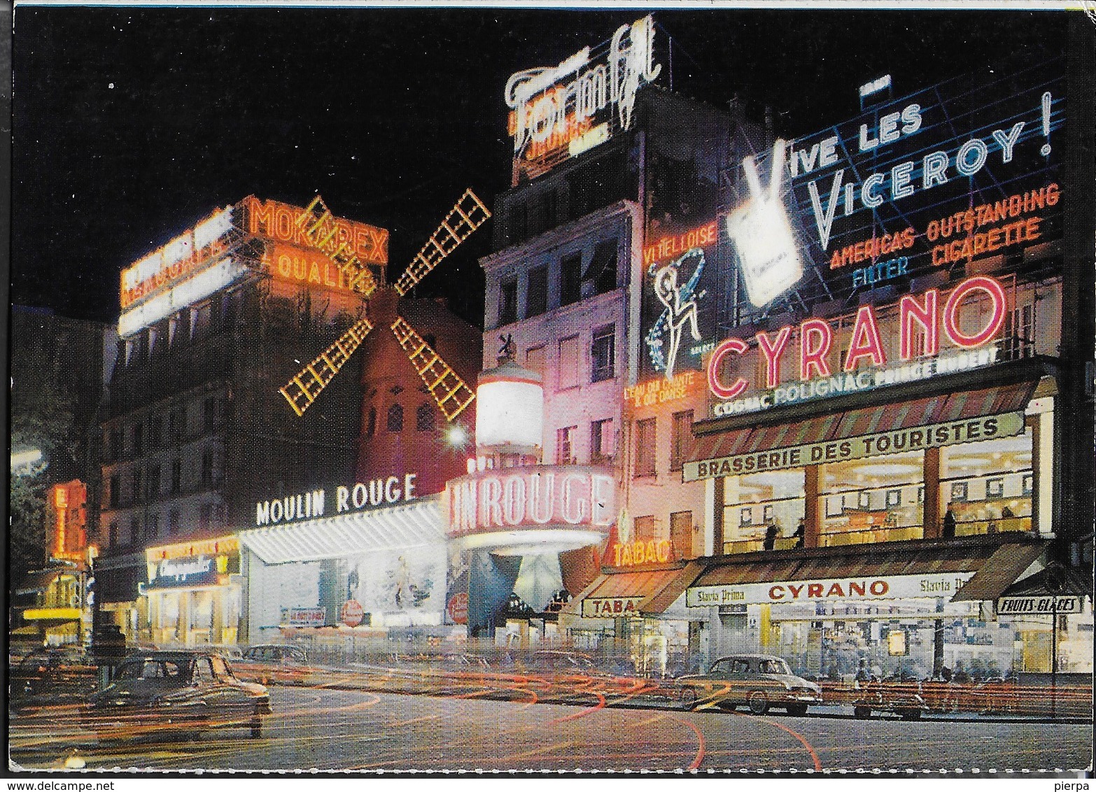 PARIS - LE MOULIN ROUGE LA NUIT - NUOVA - Cabarets