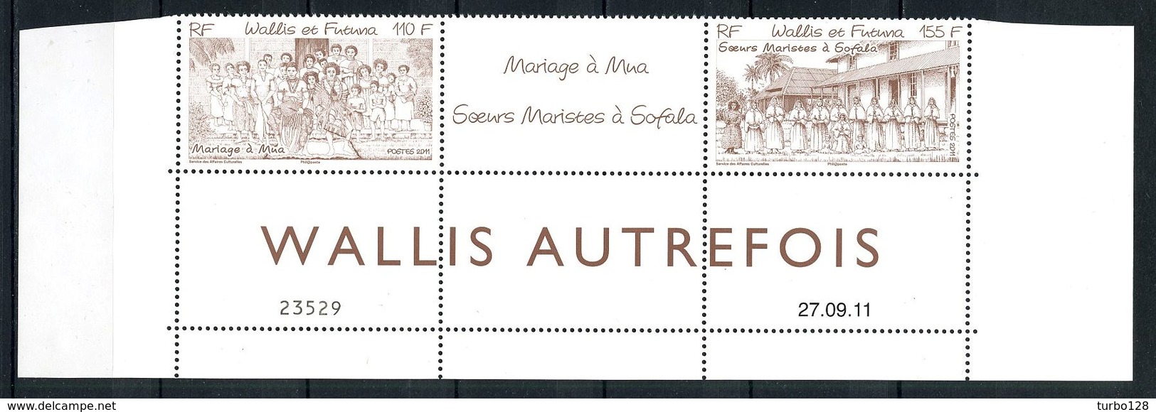 WALLIS 2011  N° 758/759 ** Neufs MNH Superbes Autrefois Photo Mariage Mua Soeurs Maristes à Sofala - Nuevos