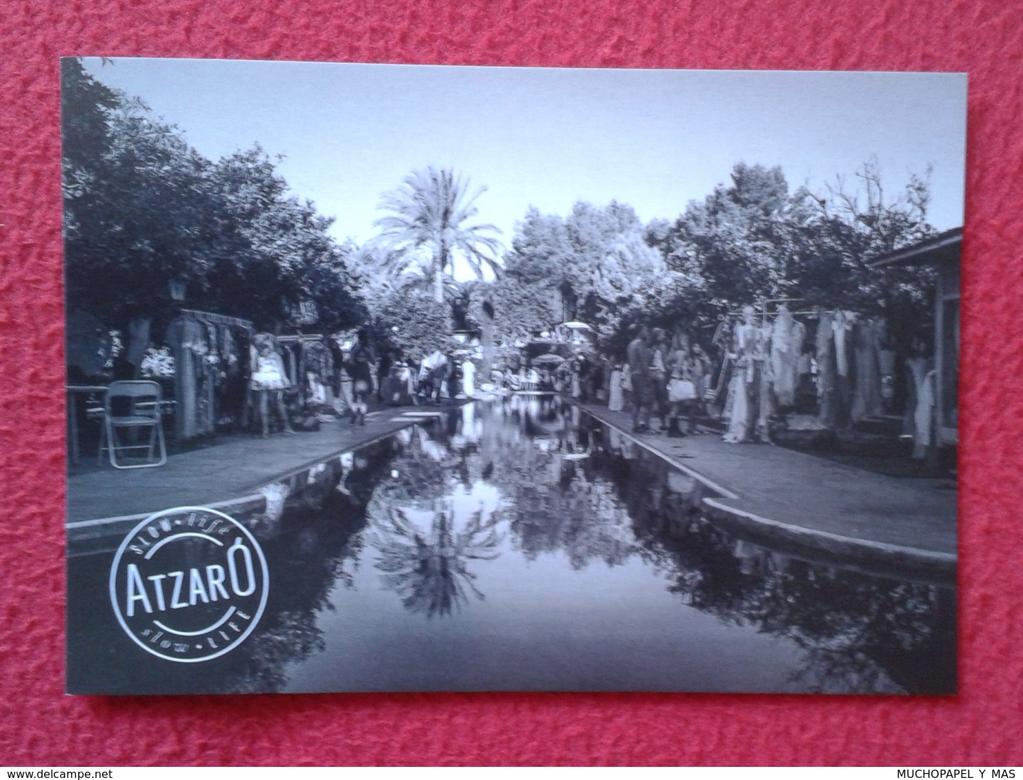 POSTAL POST CARD CARTE POSTALE PUBLICITARIA PUBLICIDAD ADVERTISING IBIZA BALEARIC ISLANDS SPAIN ATZARÓ SLOW LIFE VER FOT - Publicidad