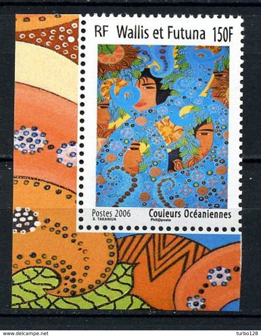 WALLIS 2006 N° 662 ** Neuf MNH Superbe Peinture Couleurs Océaniennes Oeuvre De Takaniua Paintings - Neufs