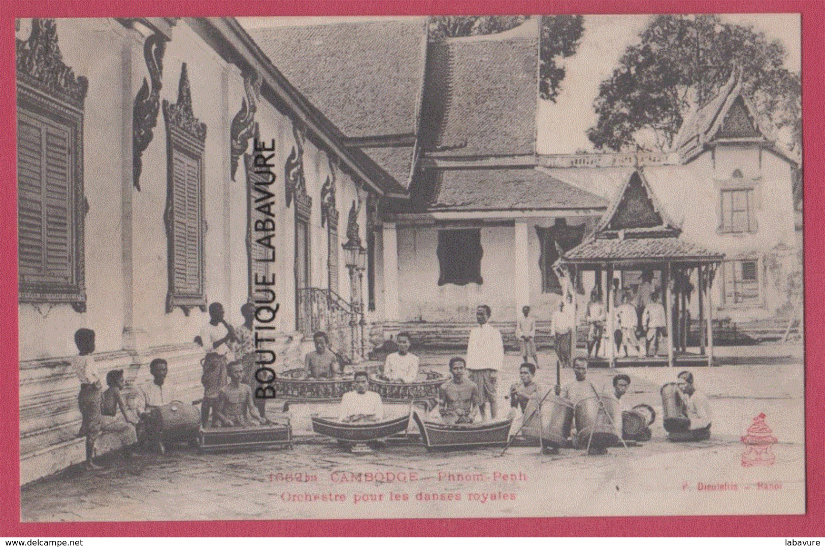 ASIE---CAMBODGE--PHNOM-PENH---Orchestre Pour Les Danses Royales---animé - Cambodge