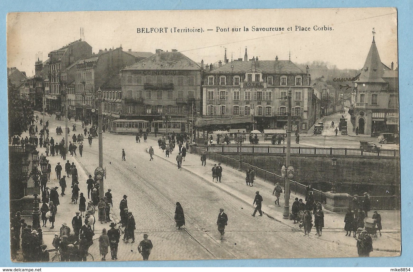 1839  CPA  BELFORT - Pont Sur La Savoureuse Et Place Corbis  ++++++++ - Valdoie