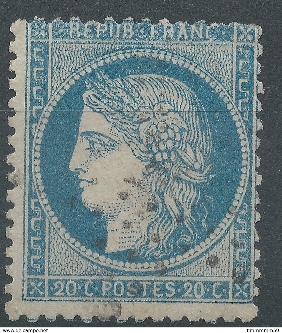 Lot N°46128  Variété/n°37, Oblit étoile Chiffrée 24 De PARIS (R. De Cléry), Légende REPUB FRANC Dépouillée - 1870 Siege Of Paris