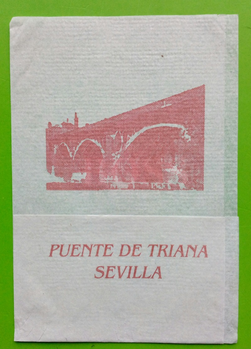 Servilleta ,Ponte De Triana. Sevilha - Serviettes Publicitaires
