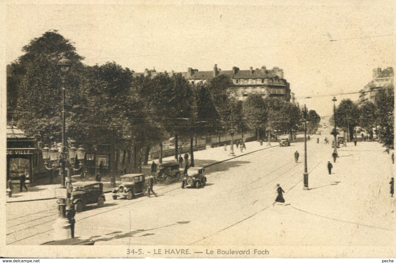 N°70101 -cpa Le Havre -le Boulevard Foch- - Non Classés