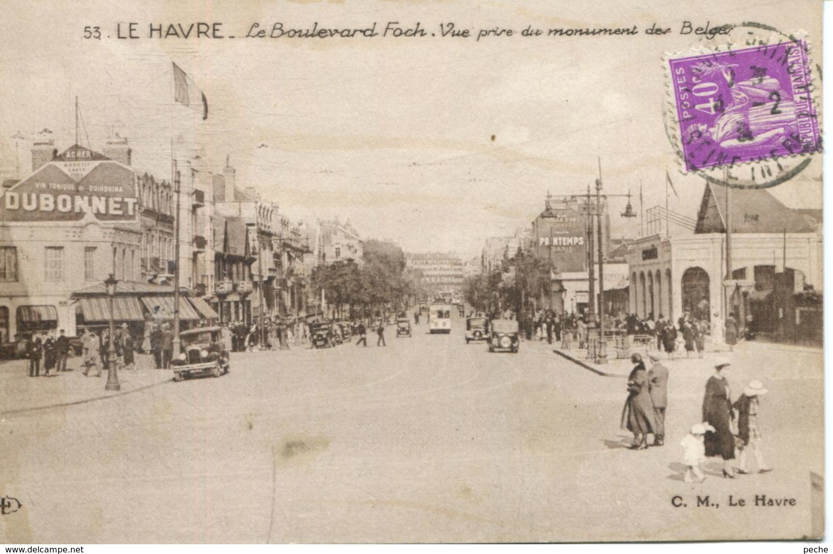 N°70102 -cpa Le Havre -le Boulevard Foch- - Non Classés