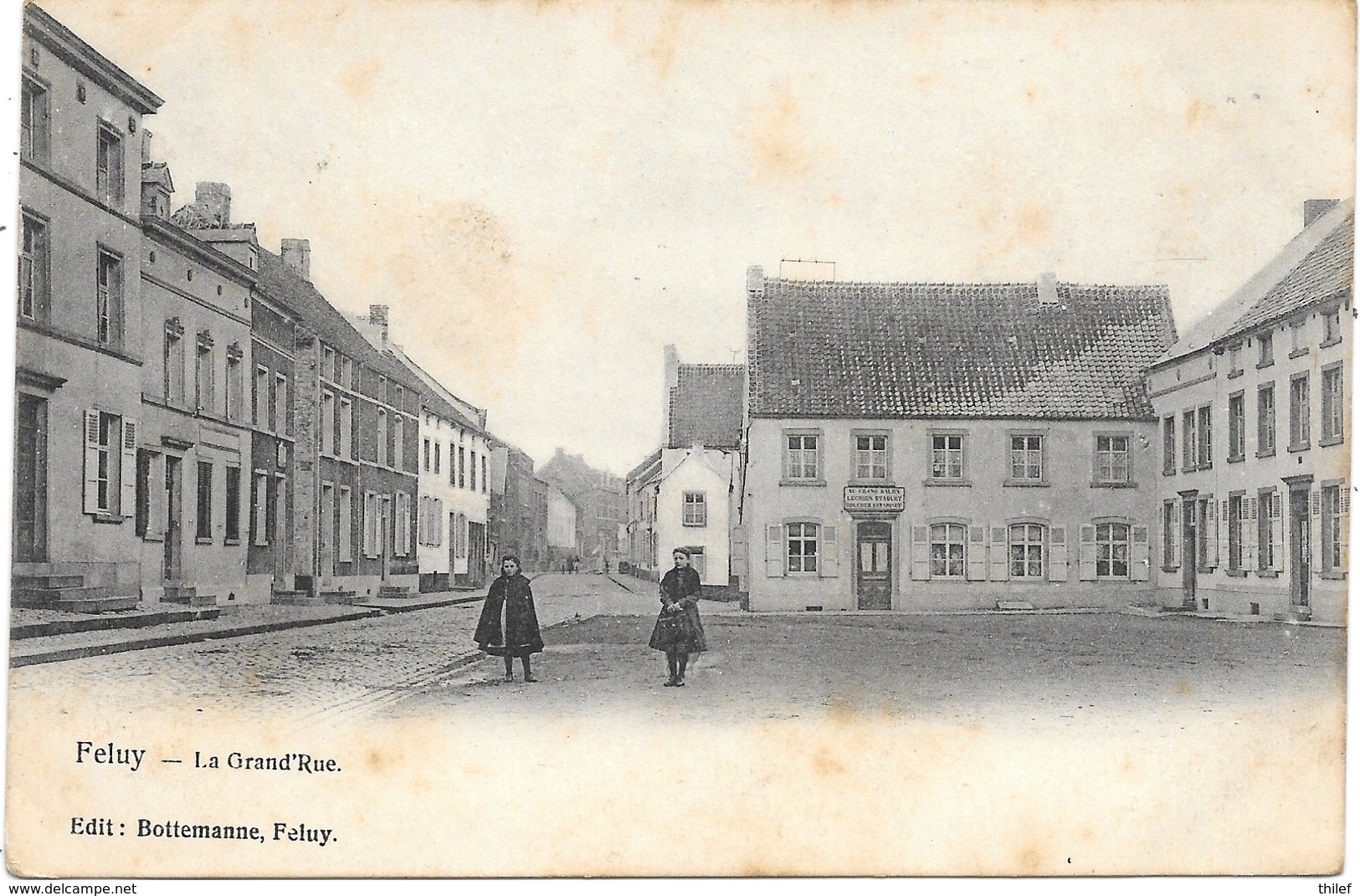 Feluy NA6: La Grand'Rue 1905 - Seneffe